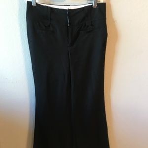 Bisou Bisou Black Dress Pants, Flare Bottoms - 2